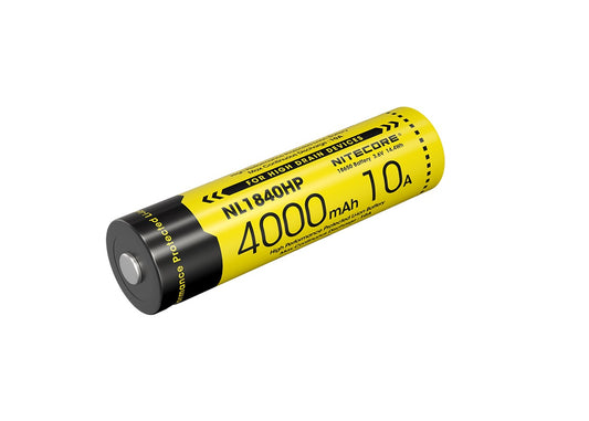 New Nitecore NL1840HP 18650 4000mAh 3.6V Rechargeable Battery
