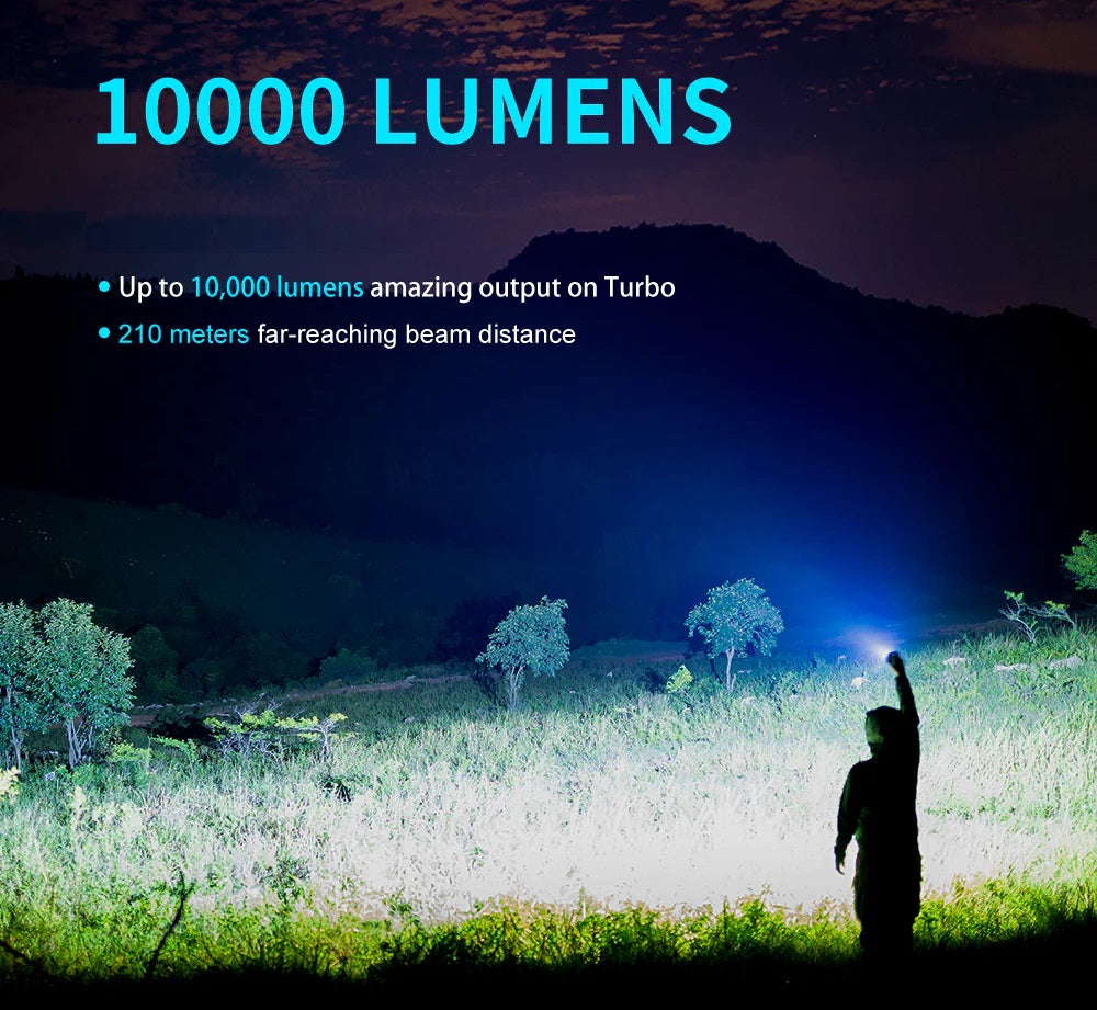 New Lumintop MoonBox V2.0 USB Charge 10000 Lumens Flashlight Torch