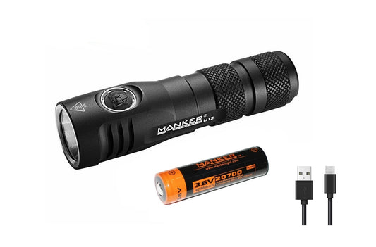 New Manker U12 ( NW ) USB Charge 2000 Lumens LED Flashlight Torch