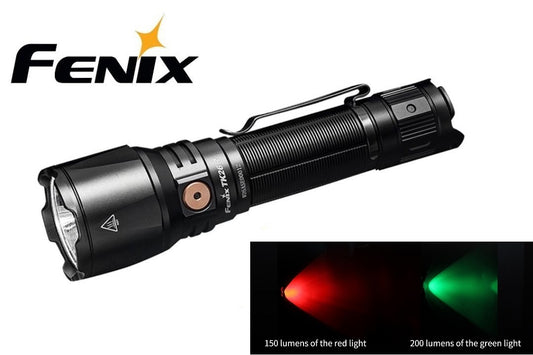 New Fenix TK26R (White + Red + Green LED) 1500Lumens LED Flashlight (NO Battery)