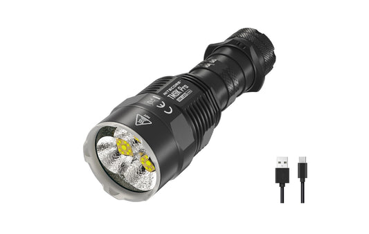 New Nitecore TM9K Pro USB-C Charge 9900 Lumens LED Flashlight Torch