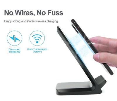New Unitek M002ABK Qi Wireless Charger Charging Pad