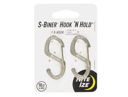 New Nite Ize SBHS-11-2R3 S-Biner Hook'N Hold S-Hook