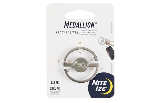 New Nite Ize MKC-11-R3 Medallion Key Carabiner Key Ring Key Chain
