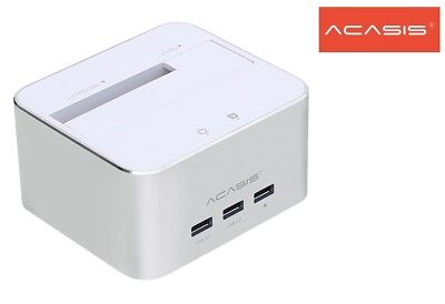 New Acasis DS-P1U3H USB 3.0 to SATA SSD HDD Harddisk Docking Station, USB Hub