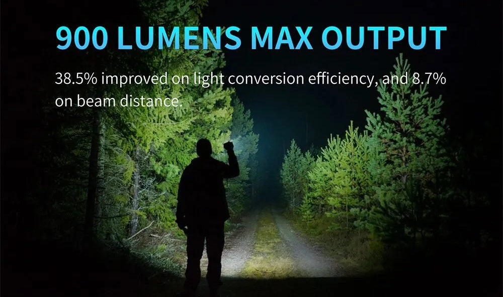 New Lumintop Tool AA 3.0 Ti Titanium 900 Lumens LED Flashlight Torch