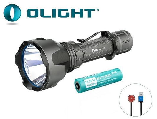 New Olight Warrior X Turbo (Gunmetal Grey) USB Charge 1100Lumens LED Flashlight