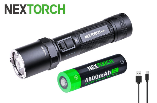 New Nextorch P81 USB Charge 2600 Lumens LED Flashlight Torch