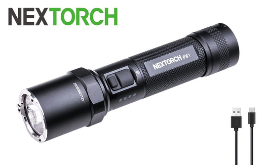 New Nextorch P81 USB Charge 2600 Lumens LED Flashlight Torch (NO Battery)
