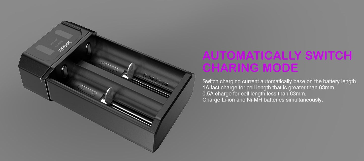 New Efest MEGA USB Battery Charger