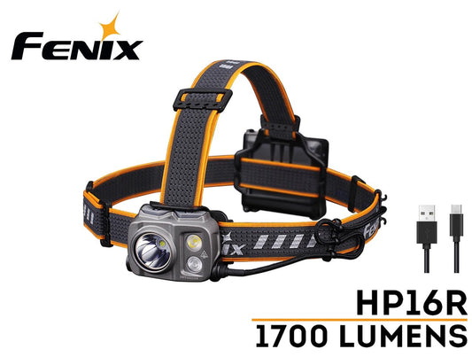 New Fenix HP16R USB Charge 1700 Lumens LED Headlight Headlamp