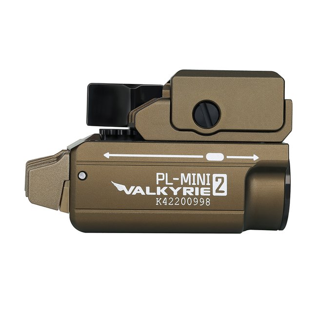 New Olight PL-MINI 2 Desert Tan USB Charge Tactical 600 Lumens Flashlight Torch