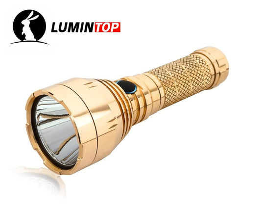 New Lumintop GT micro Brass 750 Lumens LED Flashlight Torch