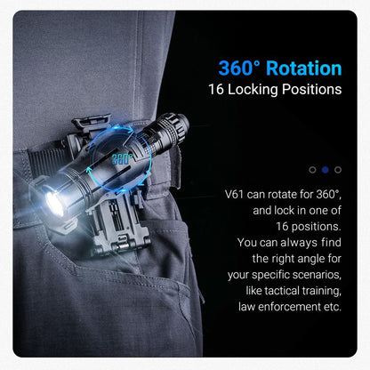 New Nextorch V61 360 Degree Rotation Quick Draw Holster Flashlight Holster