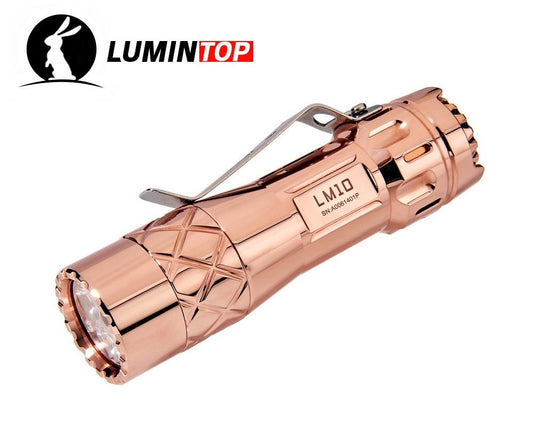 New Lumintop LM10 Copper (White) 2800 Lumens LED Flashlight Torch