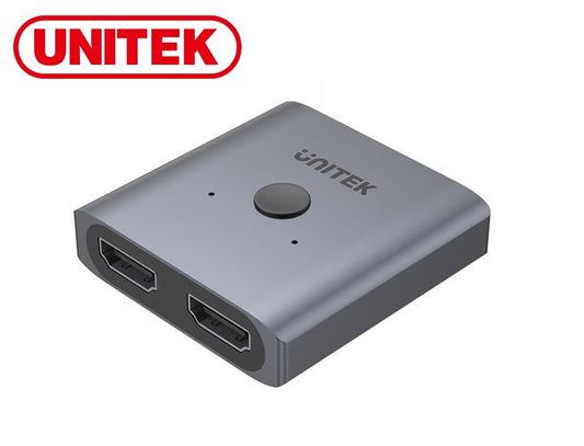 New Unitek V1127A 4K Aluminium HDMI 2.0 Switch 2-To-1 Bi-Directional