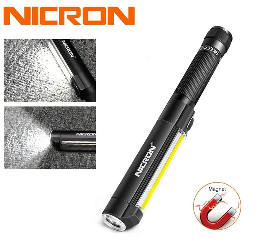 New Nicron WL15 500 Lumens LED Flashlight Torch Work Light Lamp