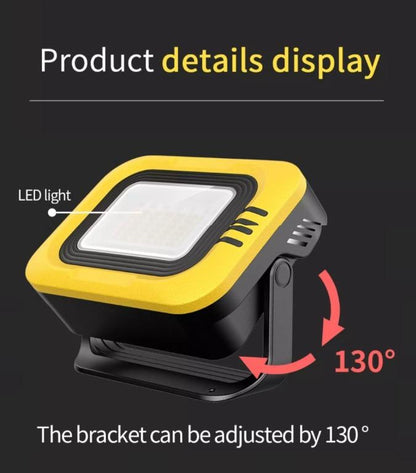 New R-Tech M3 (Yellow) Solor Power USB Charge 1200 Lumens LED Camping Light Lamp