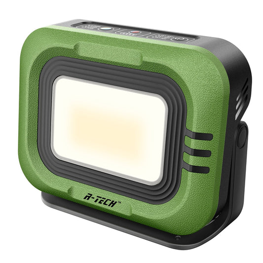 New R-Tech M3 (Green) Solor Power USB Charge 1200 Lumens LED Camping Light Lamp