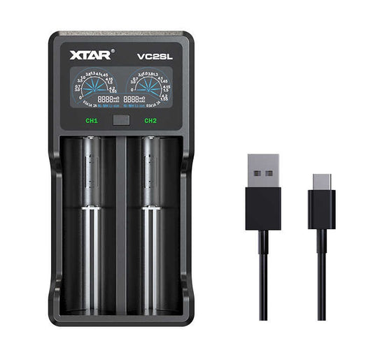 New XTAR VC2SL LCD USB Battery Charger