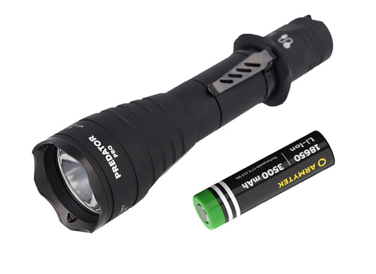 New Armytek Predator Pro Magnet USB (Warm) 1400 Lumens LED Flashlight Torch