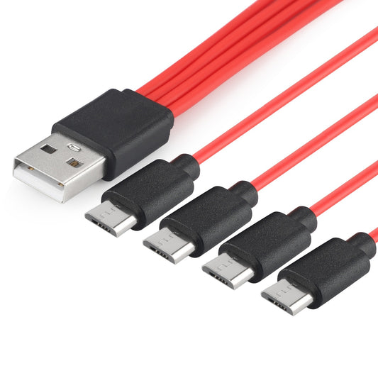 New 4 in 1 MicroUSB USB Charging Cable