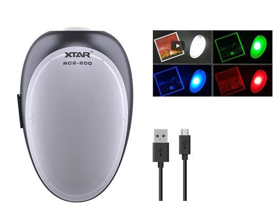 New XTAR RC2 200 Set USB Charge 200 Lumens Lamp Light ( With Waist Bag )