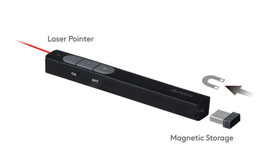 New A4Tech LP15 2.4G Wireless Laser Power Point Pen Remote Control Pointer