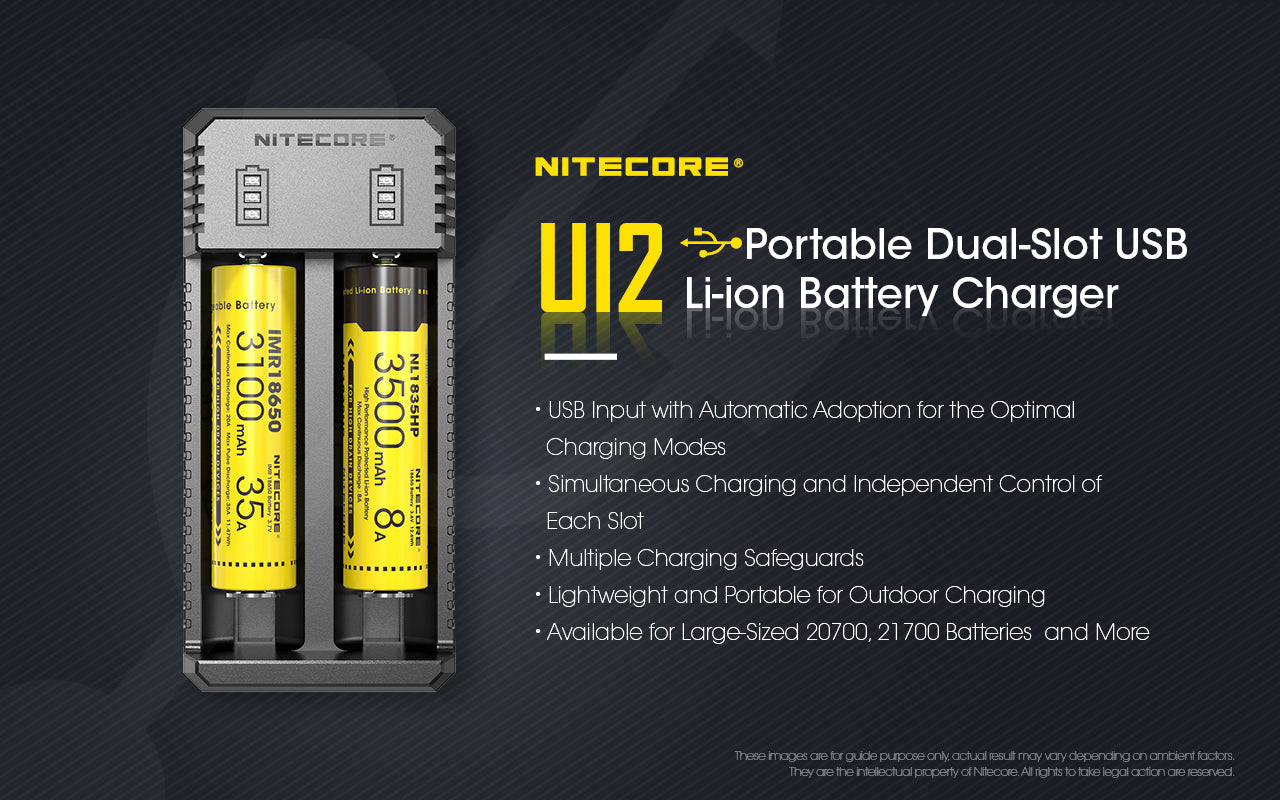 New Nitecore UI2 USB Battery Charger