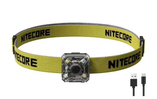 New Nitecore NU05 V2 Kit USB Charge Headlight Headlamp Signal Light