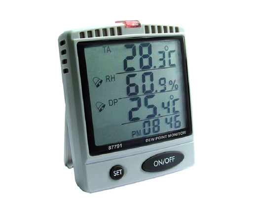 New AZ 87791 Desktop Dual Temperature Hygrometer Humidity Monitor