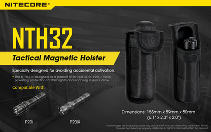 New Nitecore NTH32 Holster Flashlight Torch Holster For P20iX, P20i