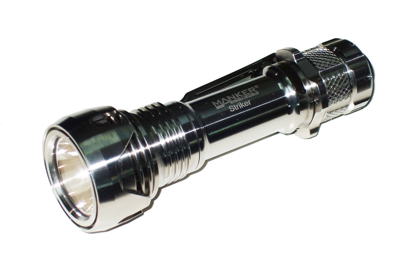 New Manker Striker Titanium ( Natural Color ) USB Charge 2300 Lumens Flashlight