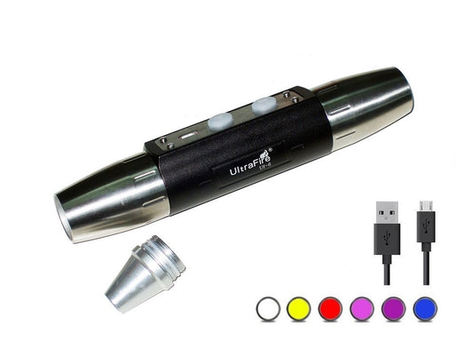 New UltraFire UF-6 Six Color Flashlight Torch ( For Gemstone )
