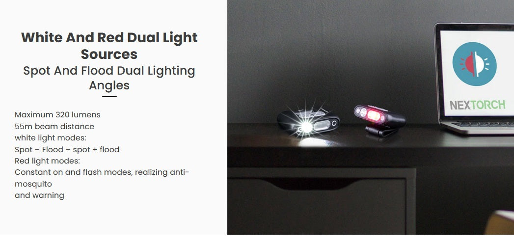 New Nextorch UT30 USB Rechargeable 320 Lumens LED Light