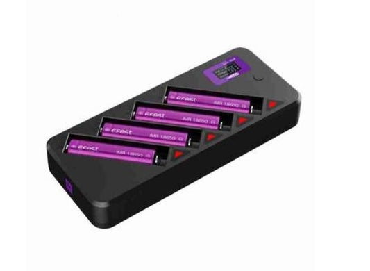 New Efest LUC Blu4 Bluetooth LCD Battery Charger