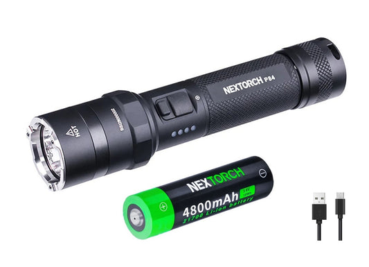 New Nextorch P84 USB Charge 3000 Lumens LED Flashlight Torch