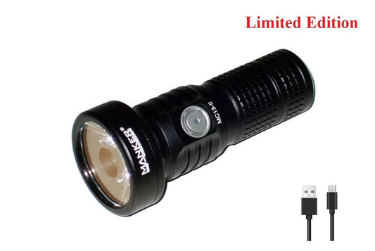 New Manker MC13 II Limited USB Charge 4500 Lumens LED Flashlight ( NO Battery )
