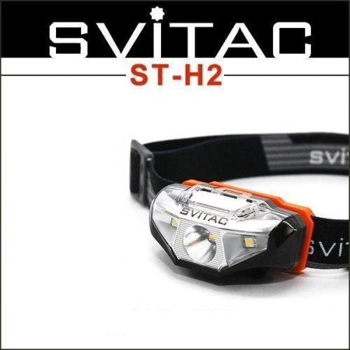 New SVITAC ST-H2 ( White ) 134 Lumens LED Headlight Headlamp