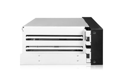 New ICY Dock MB901SPR-B R1 RAID 1 2.5" 3.5" SATA HDD SSD Mobile Rack Enclosure