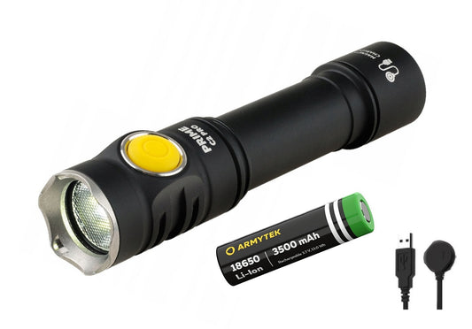 New Armytek Prime C2 Pro (Warm) USB Charge 2230 Lumens LED Flashlight Torch