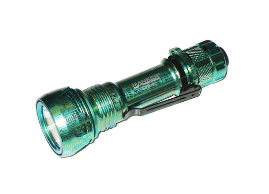 New Manker Striker Ti Limited (Green) 2300 Lumens LED Flashlight ( NO Battery )