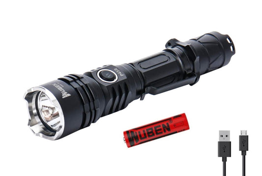 New Wuben P45R USB Charge 2000 Lumens LED Flashlight Torch