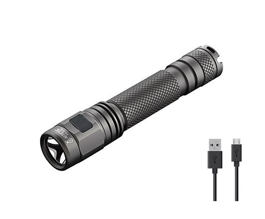 New Jetbeam EC-A12 USB Charge 380 Lumens LED Flashlight Torch