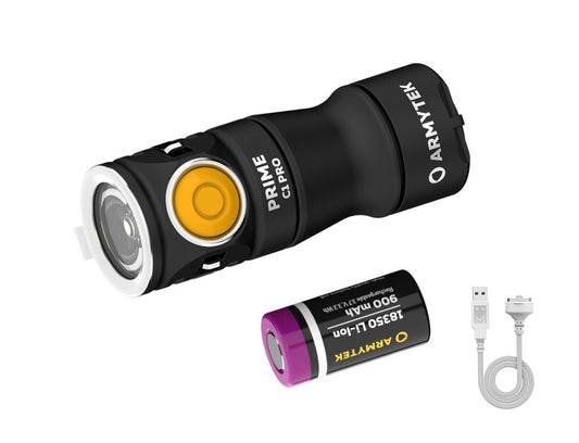 New Armytek Prime C1 Pro ( Warm ) USB Charge 930 Lumens LED Flashlight Torch