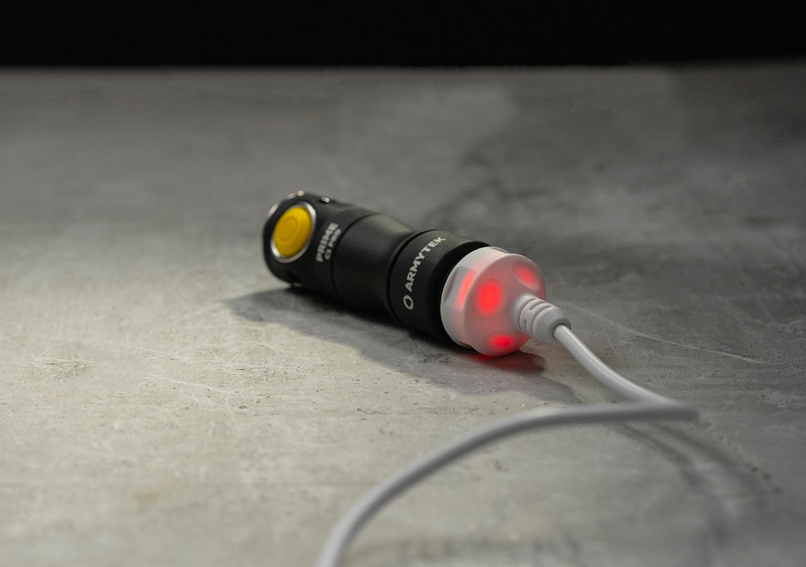 New Armytek Prime C1 Pro ( White ) USB Charge 1000 Lumens LED Flashlight Torch