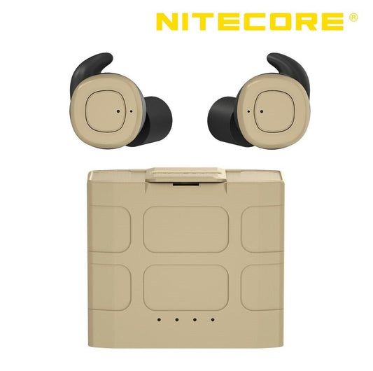 New Nitecore NE20 Desert Tan Bluetooth Noise Gone Earbuds