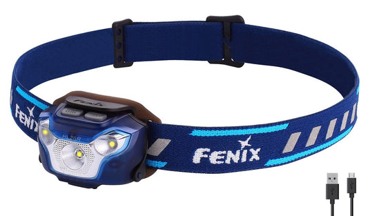 New Fenix HL26R Blue 450 Lumens LED Headlight Headlamp