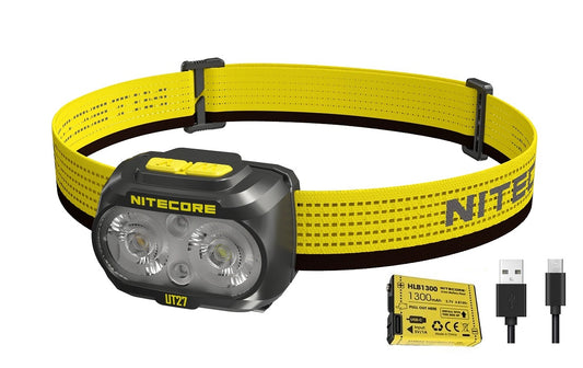 New Nitecore UT27 USB Charge 800 Lumens LED Headlight Headlamp