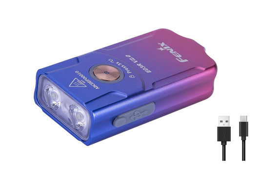 New Fenix E03R V2.0 ( Nebula ) USB Charge 500 Lumens LED Flashlight Torch